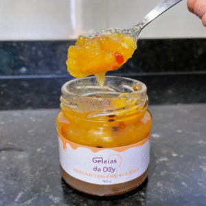 Geleia Artesanal de Abacaxi com Pimenta Rosa – 165g
