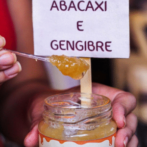 Geleia Artesanal de Abacaxi com Gengibre – 165g
