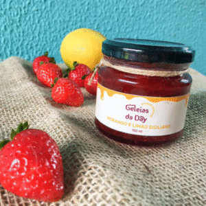 Geleia Artesanal de Morango com Limão Siciliano – 165g